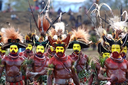 Papua New Guinea Sing Sing Performers